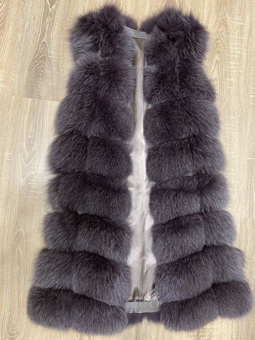 Меховой жилет, песец