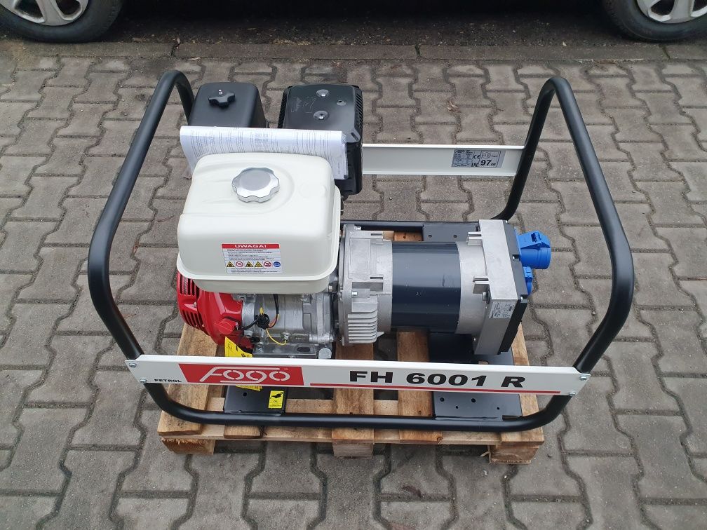 Agregat Prądotwórczy FOGO FH6001R AVR 6.2 kW