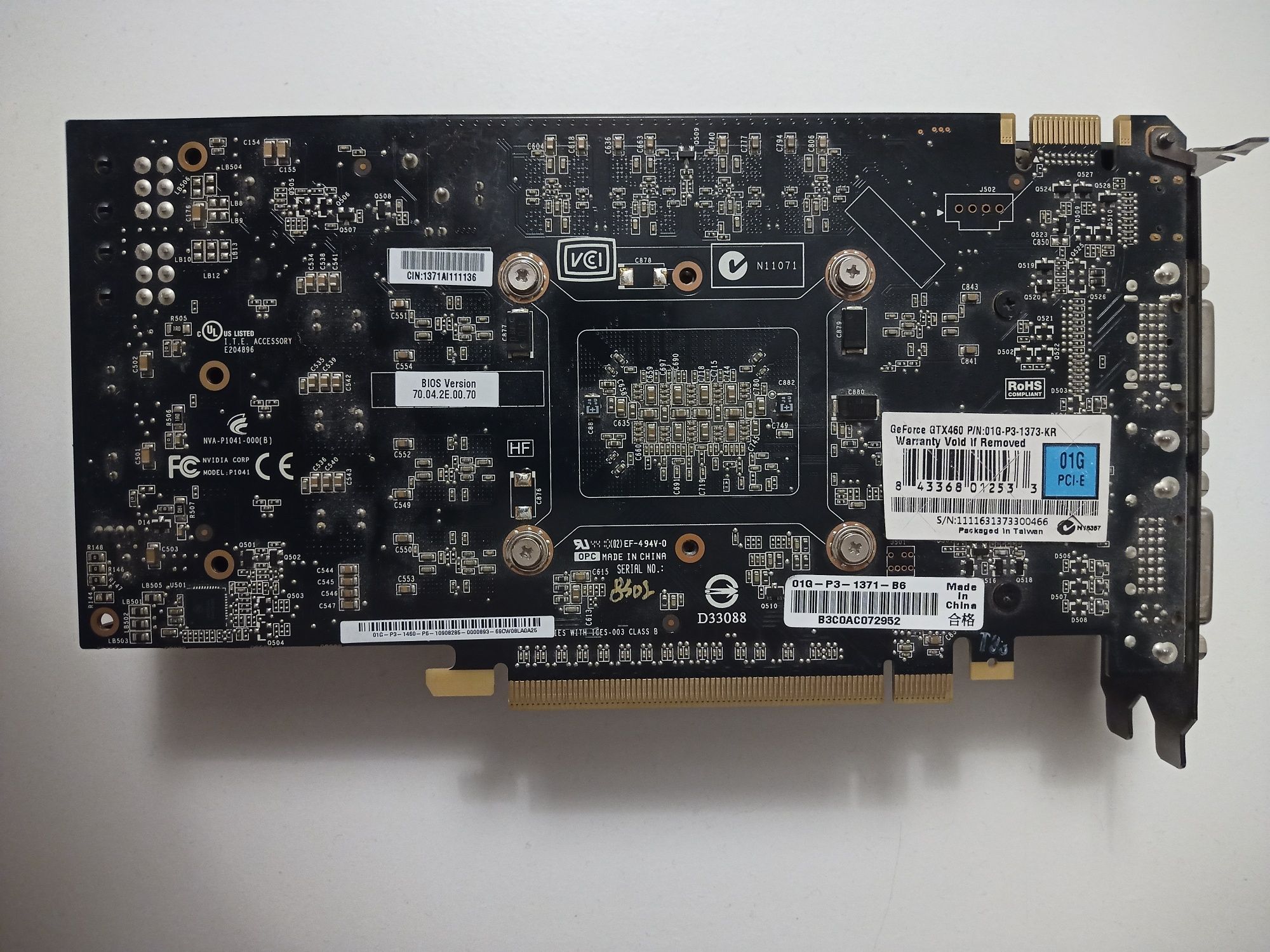 EVGA GeForce GTX460 1GB DDR5 256bit PCI-E (01G-P3-1373-AR)