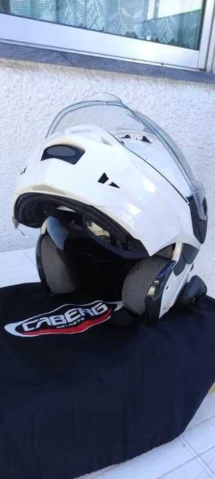 Capacete Caberg Tourmax (Branco, XS)