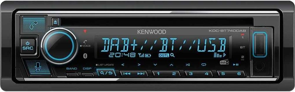Radio Samochodowe KENWOOD KDC-BT740DAB CD MP3 USB Bluetooth DAB