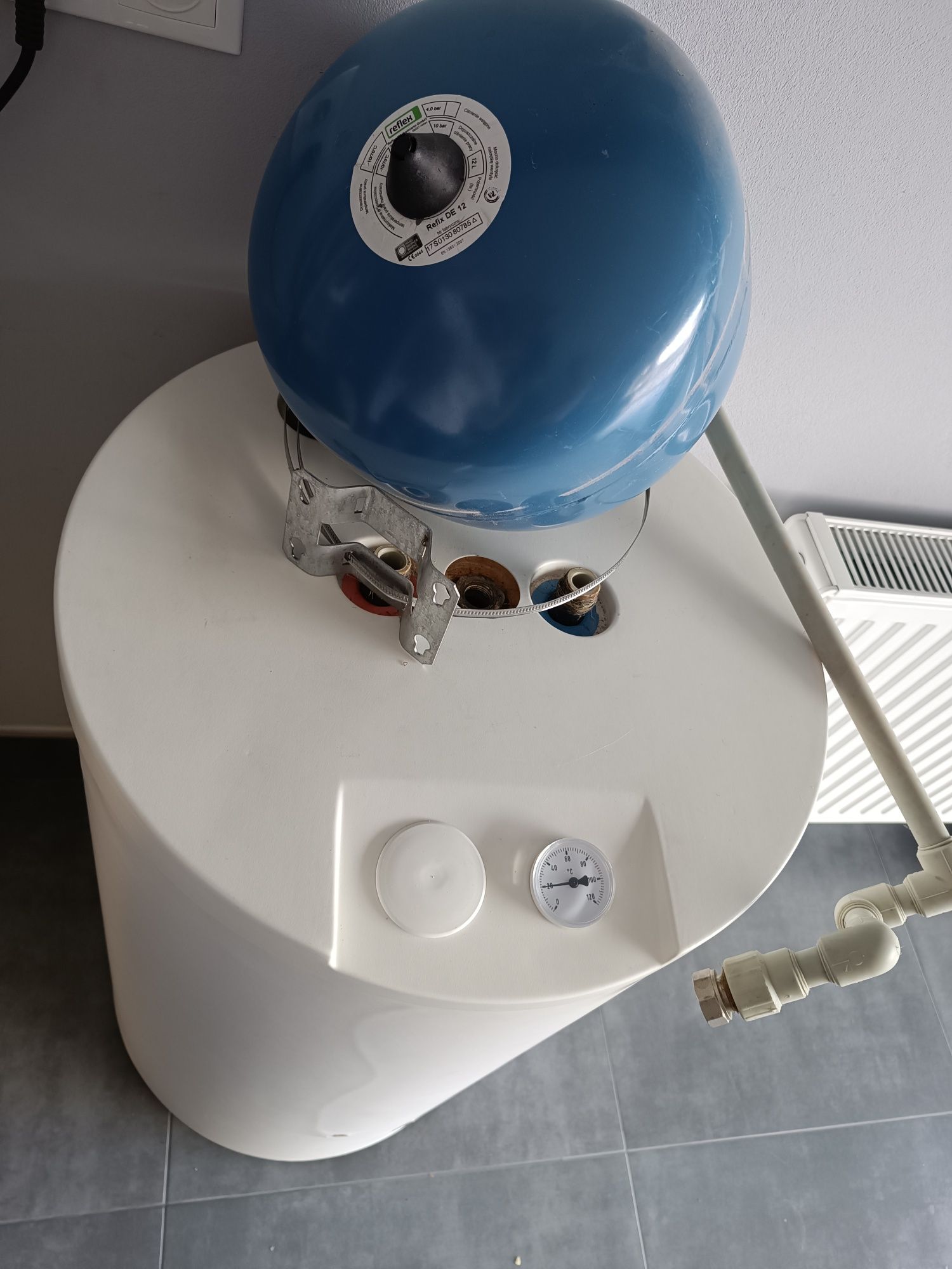 Podgrzewacz CWU 120 L plus naczynie CW