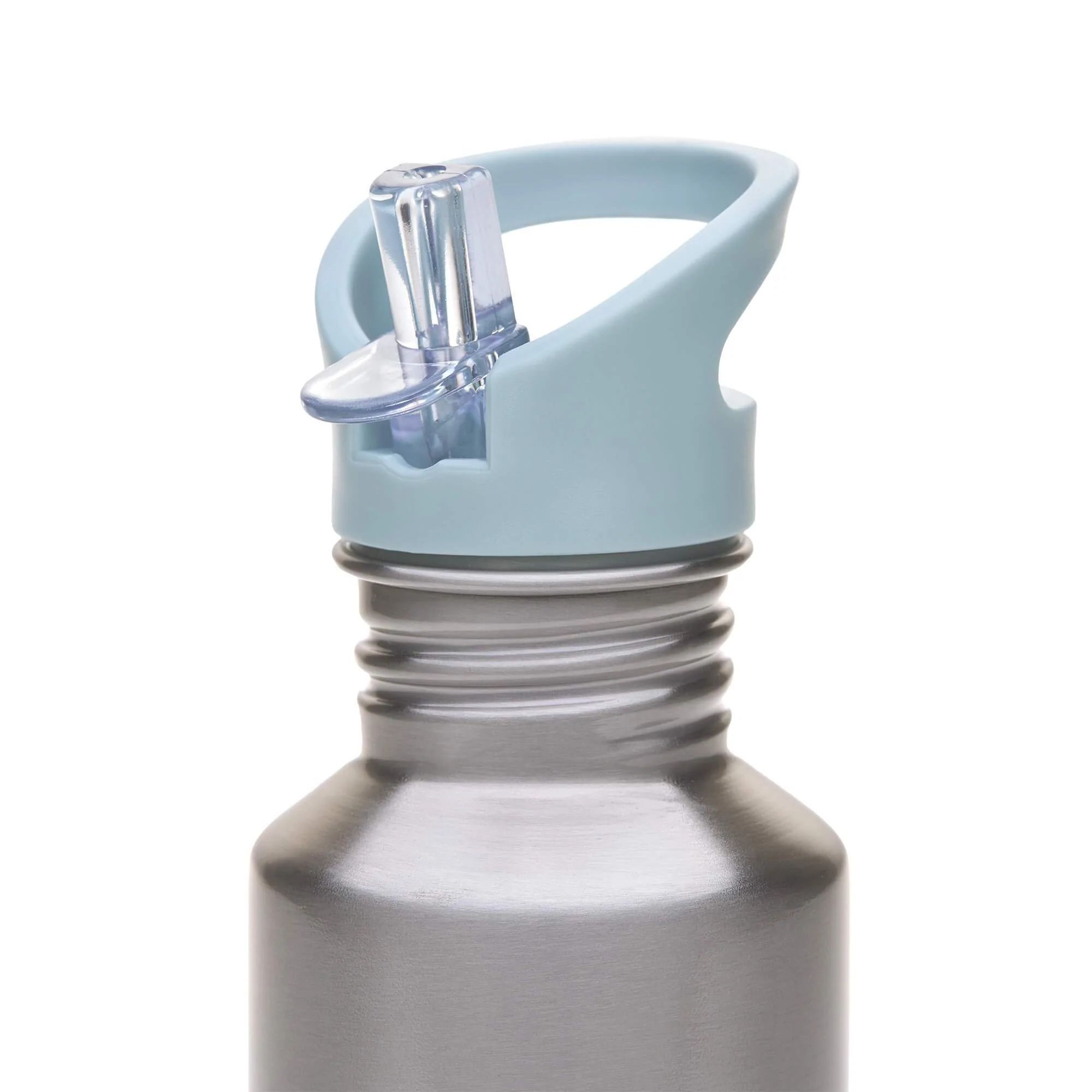 Bidon Ze Stali Nierdzewnej Z Dodatkowym Ustnikiem Lassig Srebrny 500Ml