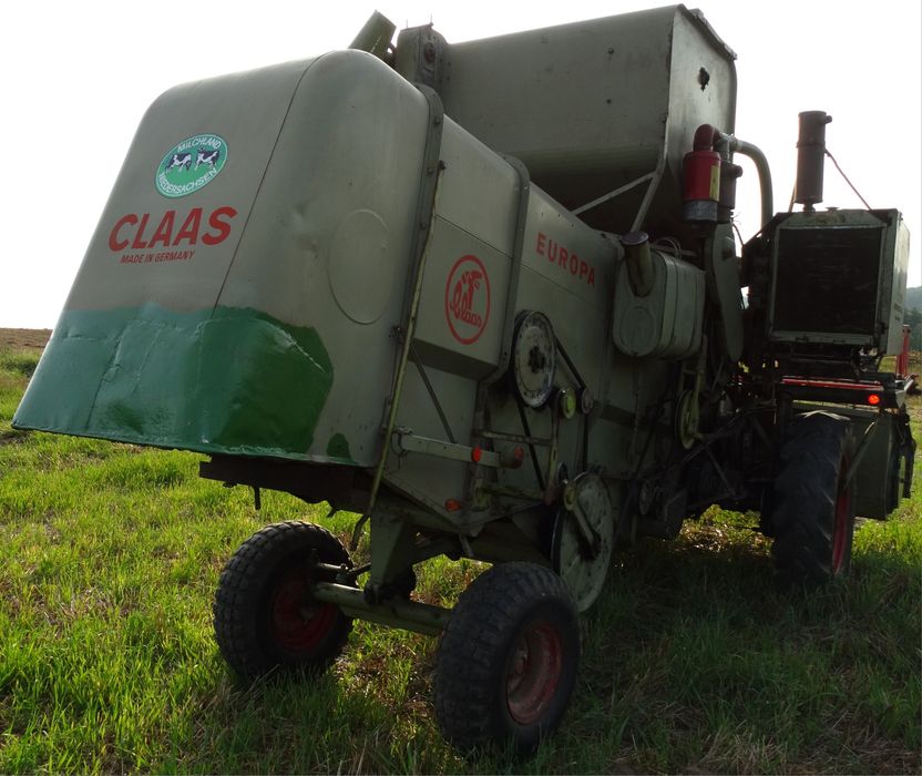 Kombajn zbożowy claas europa z sieczkarnią
