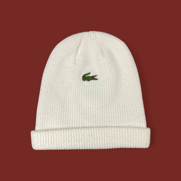 ‼️LACOSTE‼️ оригінальна вінтажна шапка лакоста біла one size vintage