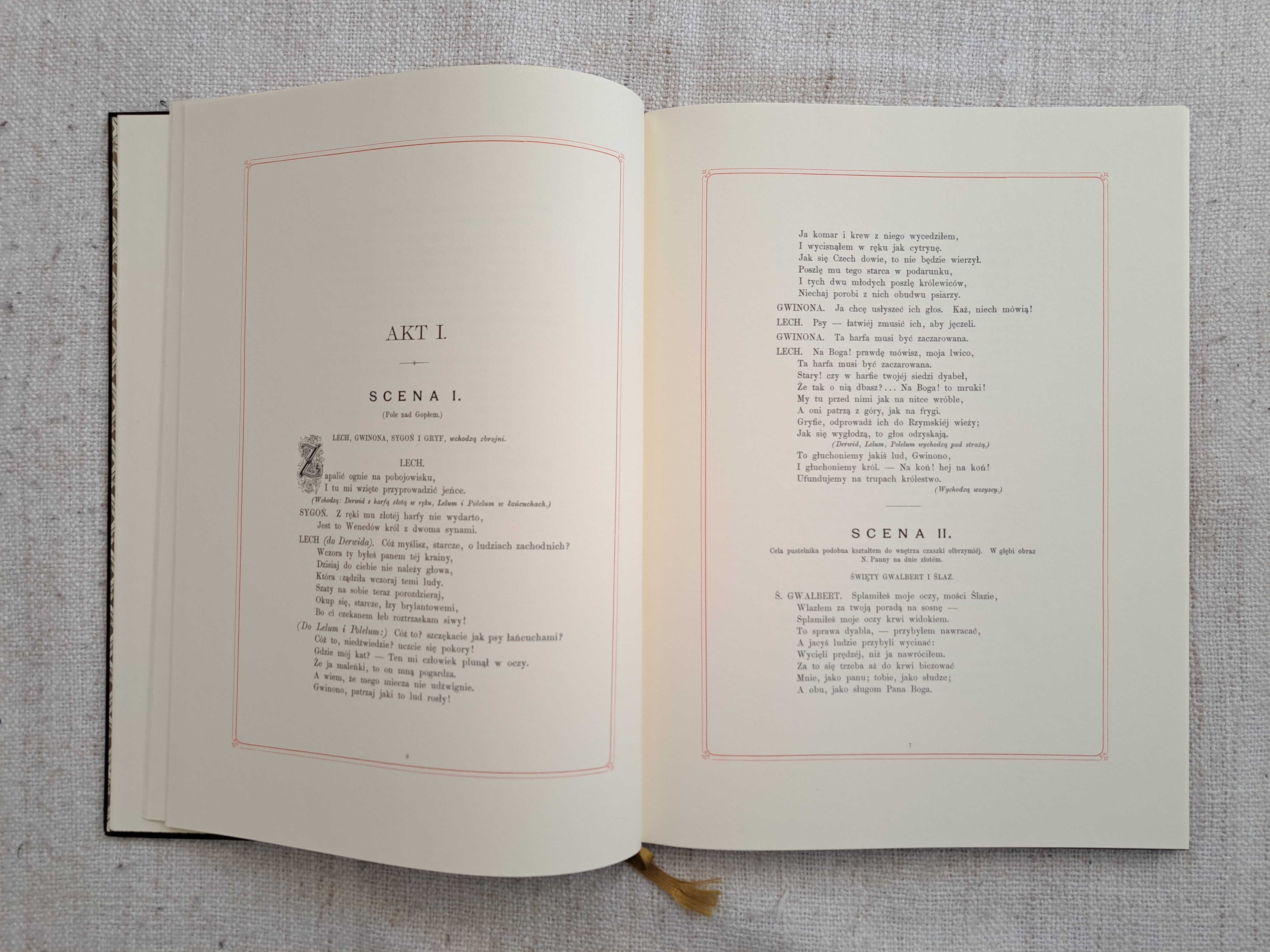 Lilla Weneda. Juliusz Słowacki. Ilustracje Andriolli. Reprint z 1883 r