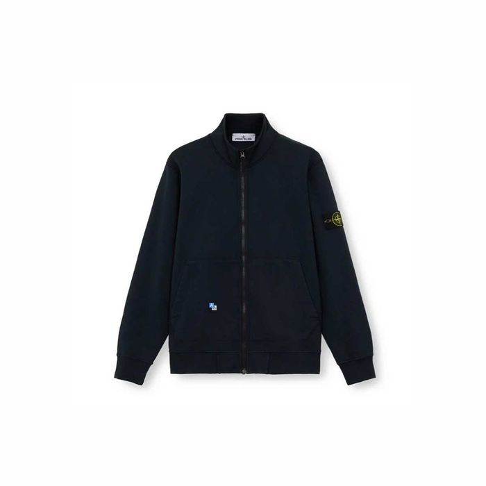 Світшот STONE ISLAND 64351 Classic Zip Sweatshirt Dark Blue SI0176-D