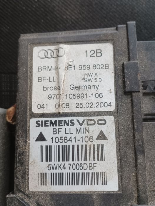 Silniczek szyby audi A4 B6 B7