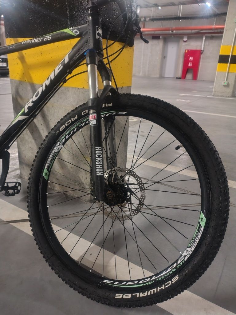 Rower górski MTB Romet Rambler 6.0 21" z osprzętem Shimano Deore