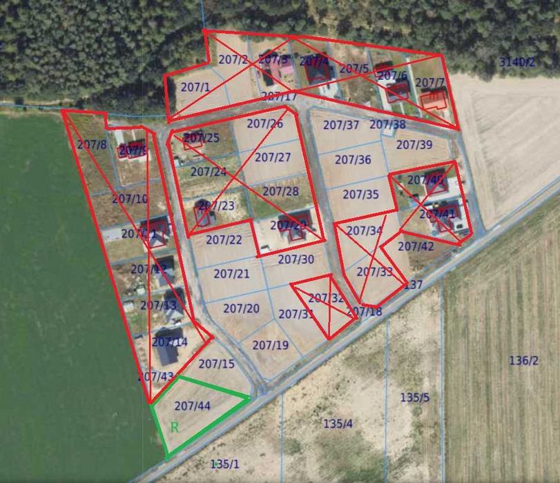 Działki budowlane Grubno z MPZP