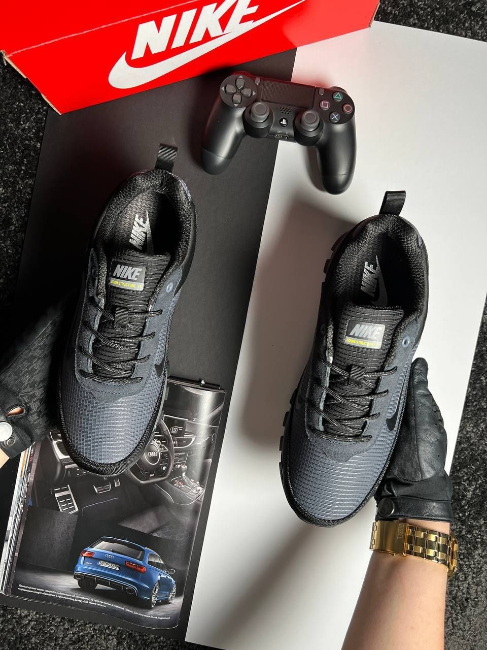 Чоловічі Зимові кросівки Nike Rivah Gore-Tex Termo Сірі