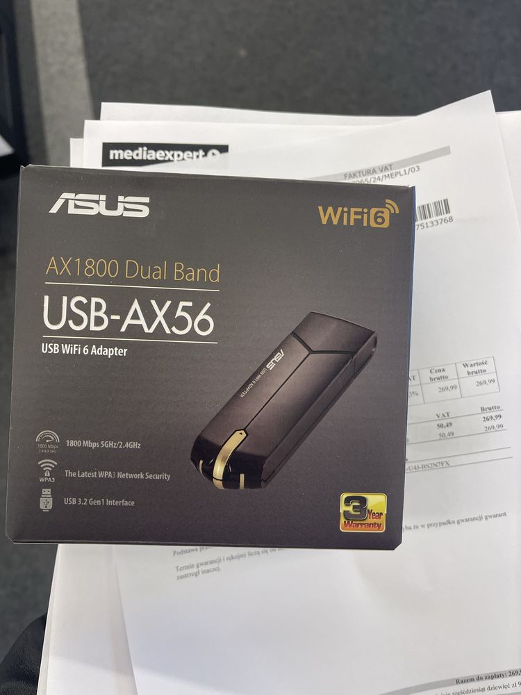 Wifi 6 adapter asus OKAZJA