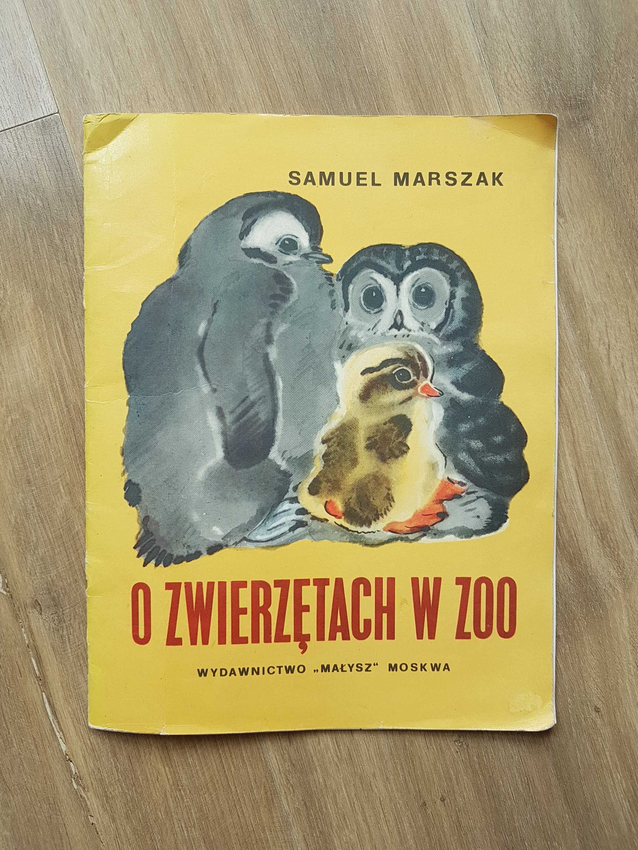 O zwierzętach w zoo Samuel Marszak wiersze Bajki PRL 1981 r ,,Małysz,,