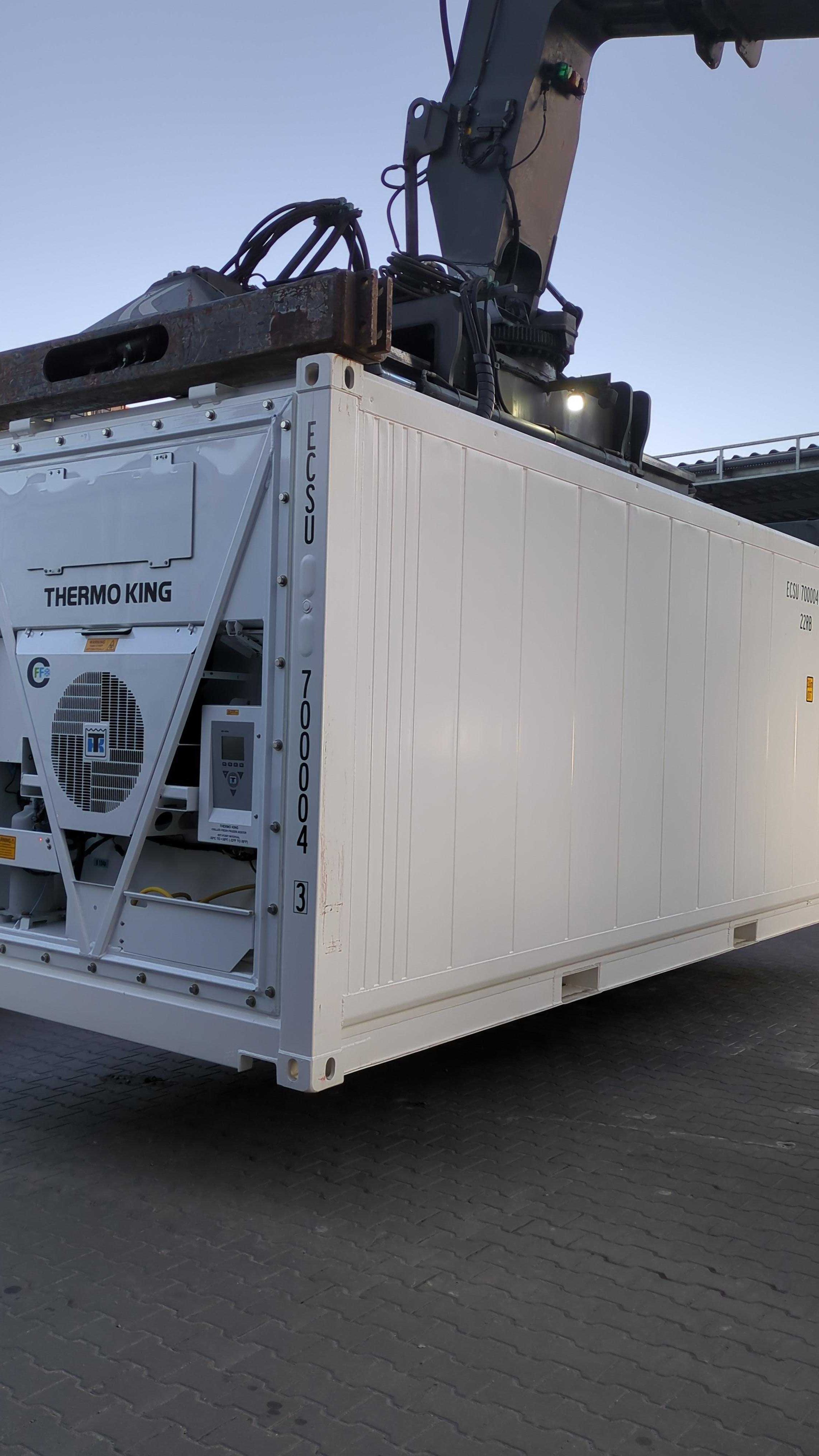 Nowy kontener chłodniczy mroźnia 20'' RF - 6m 10 europalet