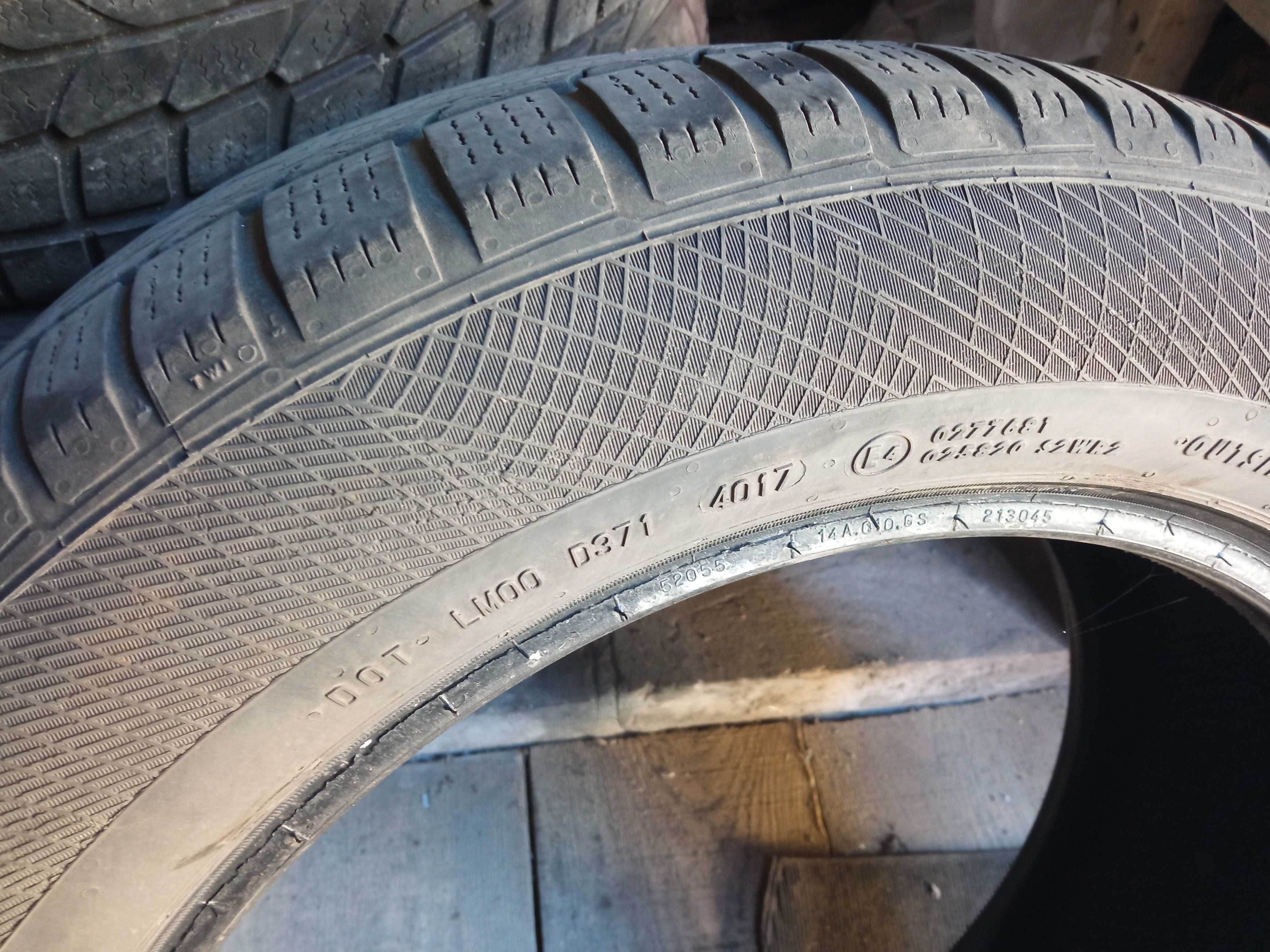 225/55 r17 Continental Winter Contact TS 850 зимняя резина пара зима