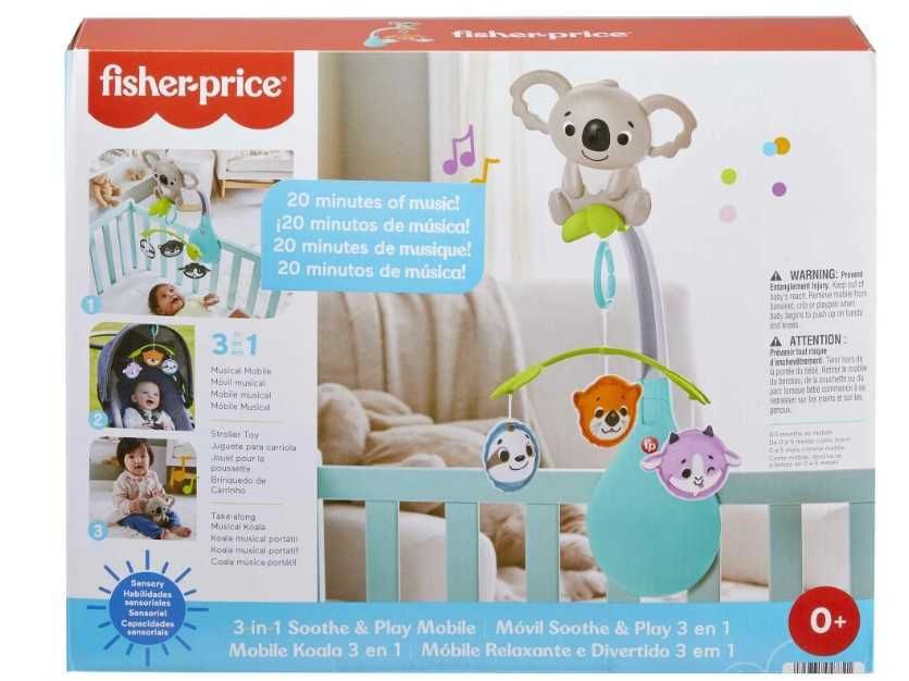 Karuzela do łóżeczka -Koala 3w1 Fischer Price