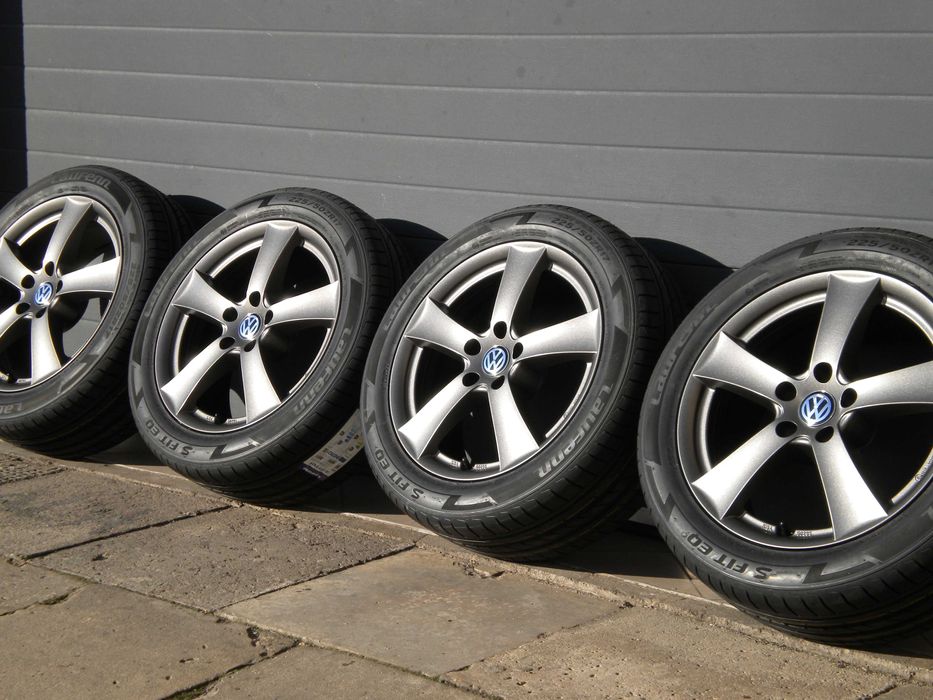 Nowe koła letnie 17 5x112 Vw Sharan II Dezent + 225/50r17 Laufenn