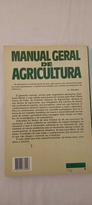 Manual geral de agricultura / Jean-Louis Éliard