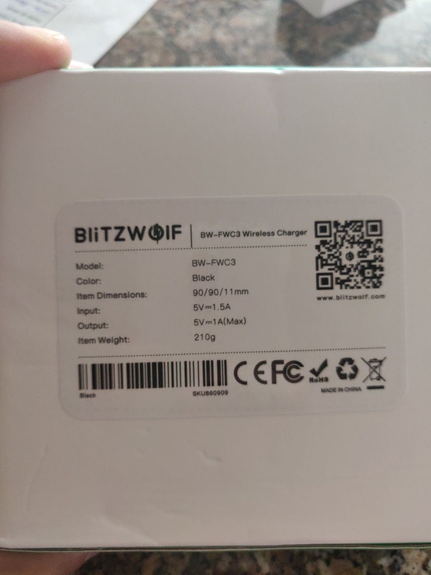 Carregador Wireless BlitzWolf - FWC3