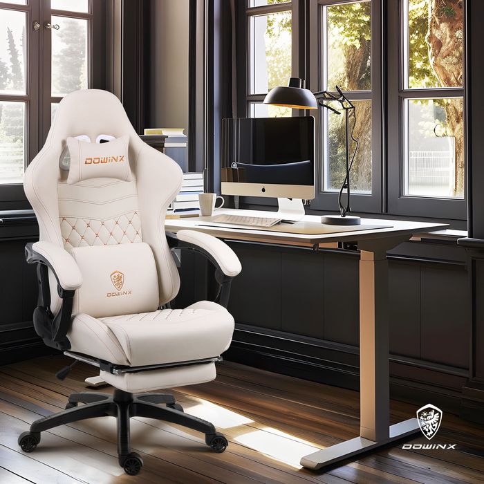 Fotel gamingowy Dowinx Retro Series 6689-White