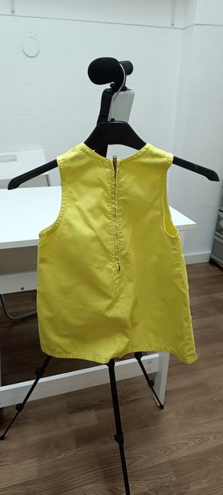 Vestido criança verde Lima marca Benetton