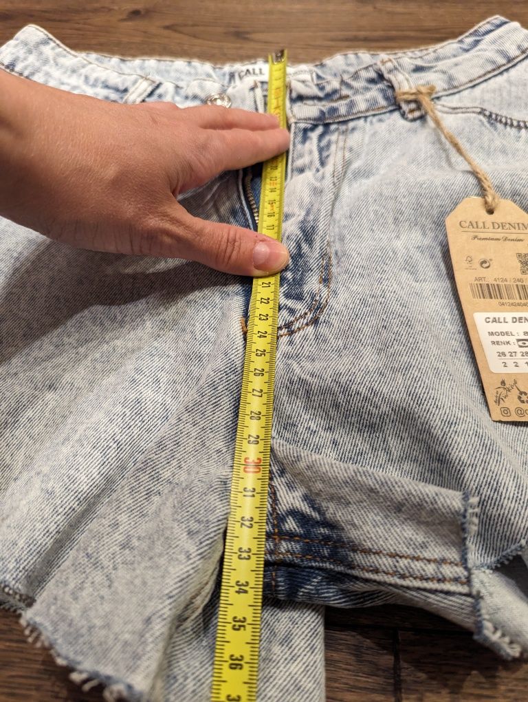 Шорти жіночі джинсові короткі широкі