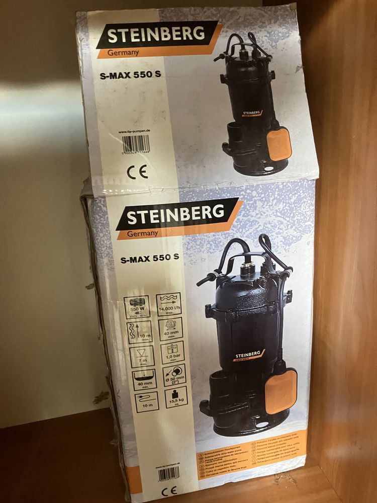 steinberg s-max 550 s nowa pompa do nieczystości