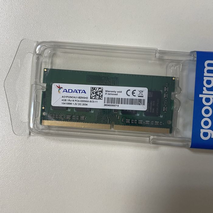 Оперативна пам'ять для ноутбука, ОЗП