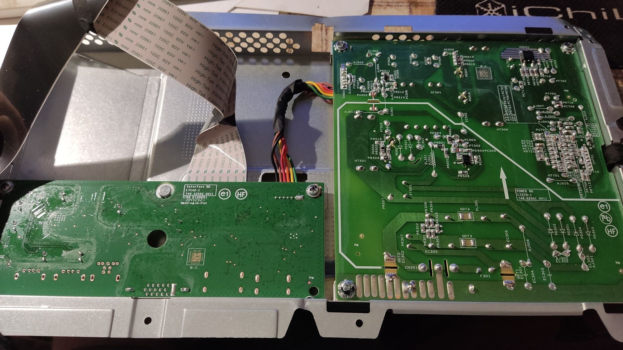 main мейн скалер scaler блок питания живлення dell P2719HT