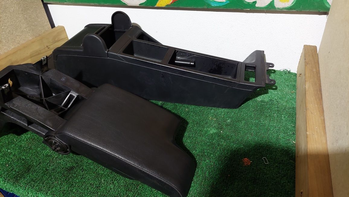 Consola central e apoio de braço completas para bmw e46 material usado