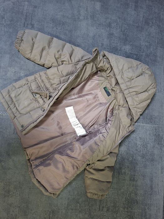 Тепла осіння куртка пух/перо, Benetton, zara