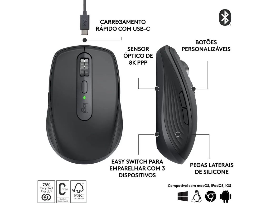 Rato Logitech MX Anywhere 3S