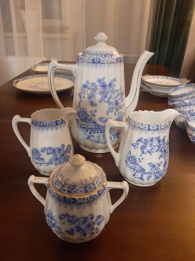 Porcelana śląska Echt Tuppack China Blau 20 Tiefefurt