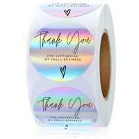 Стикеры, наклейки на товар - "Thank you", стикеры благодарность