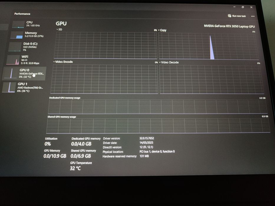 Lenovo IdeaPad Gaming 3 • Ryzen 5 5600H • RTX 3050 • 16GB RAM • 512GB