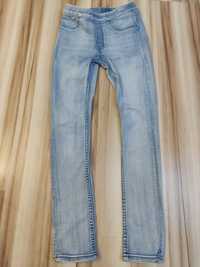 Jeansy, fit skinny z H&M rozm.128