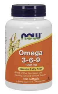 Now Omega 3-6-9, Омега 3/6/9 1000 мг, 100 м'яких капсул