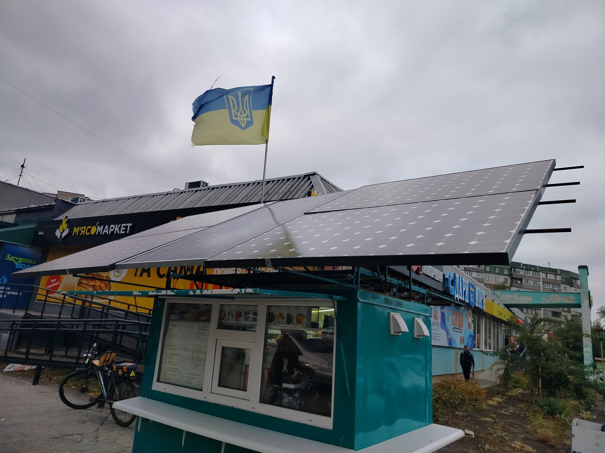 Комплект сонячної електростанції. Сонячні панелі. Li-ion акумулятор