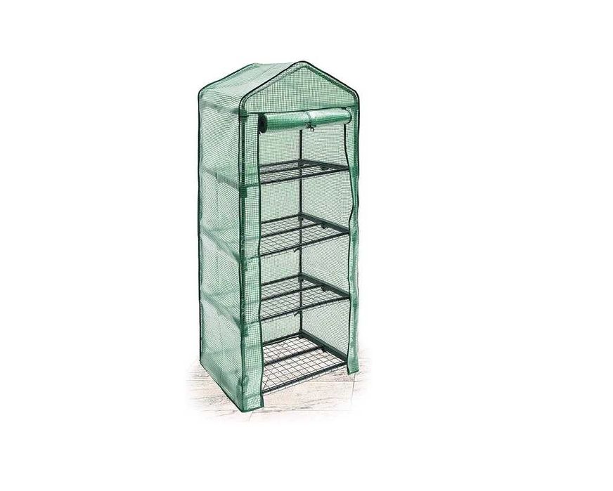 теплиця 4-рівнева Relaxdays, стійка для росту рослин,