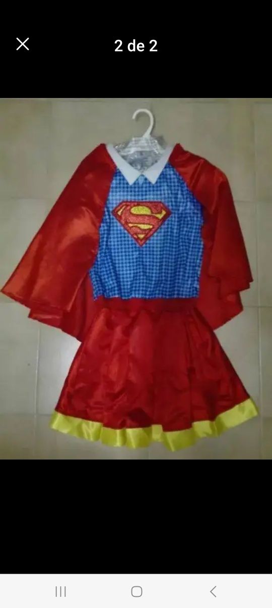 Fantasia Super Girl 8/10 anos