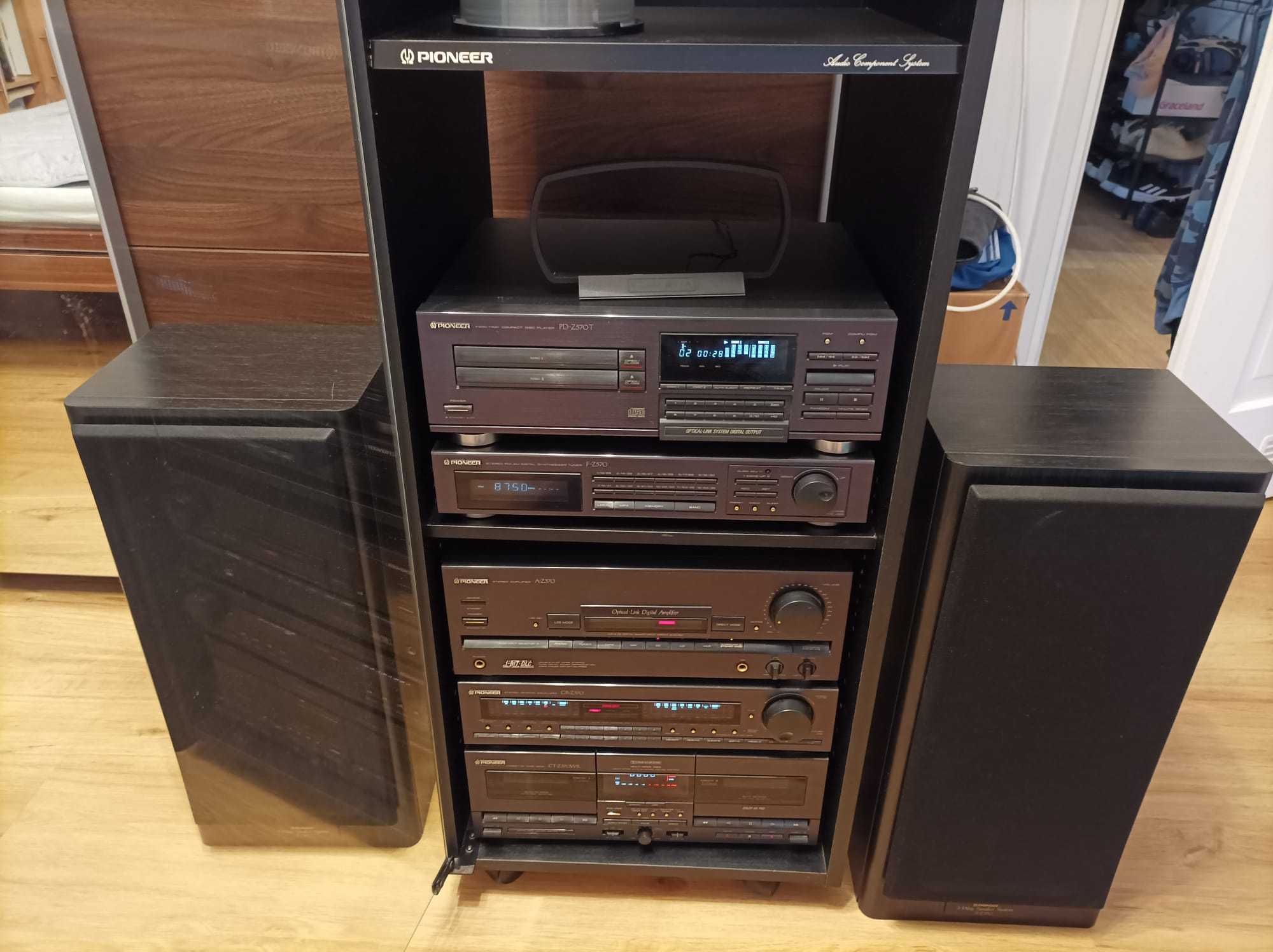 Pioneer hi-fi  5 -segment z szafką