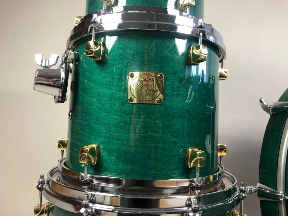Perkusja Yamaha Maple Custom 22”/10”/12”/14” Turquoise