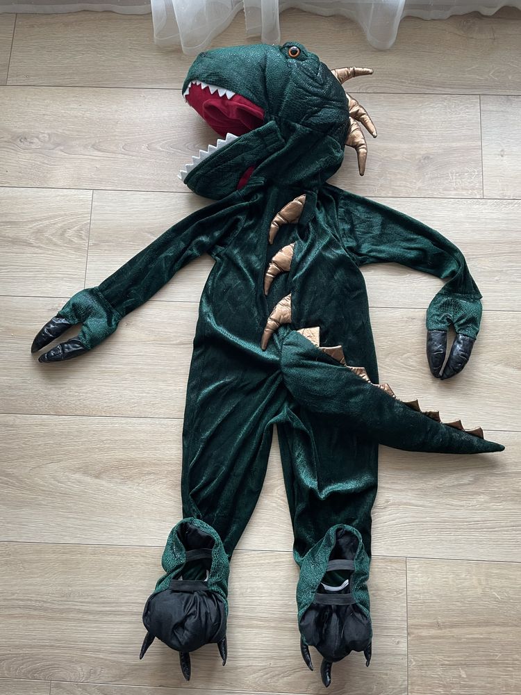 kostium przebranie smok dinozaur z tkmaxx 98 104 super stan 110