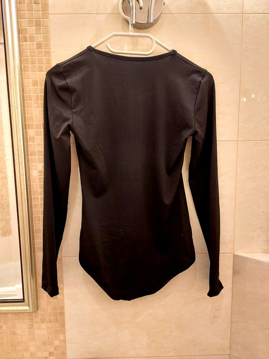 Czarne body XS/S 34/36 nowe czarne siateczka