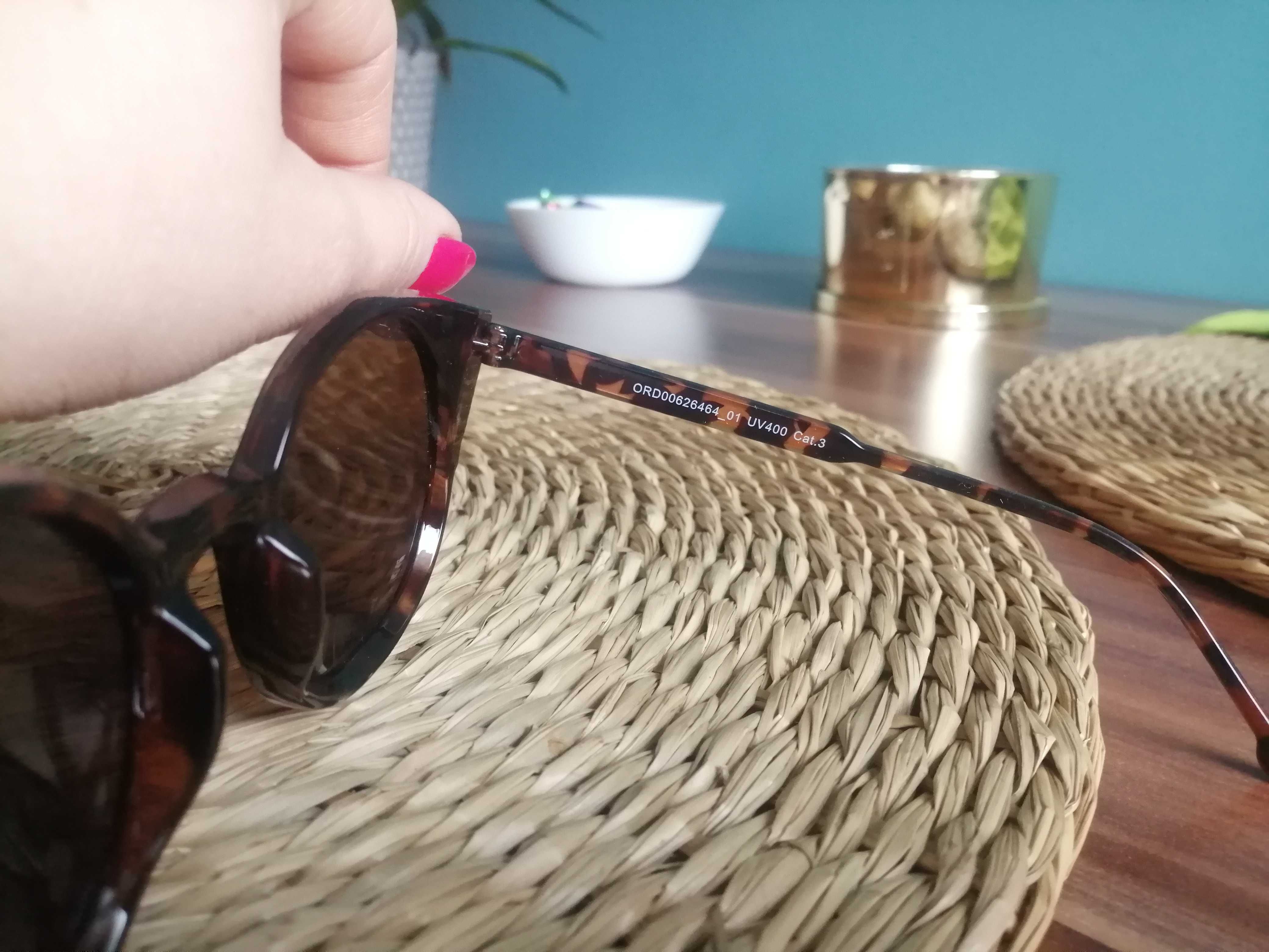 Nowe okulary przeciwsłoneczne panterka
