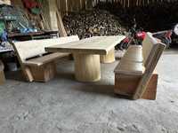 Stół i ławki Sosna