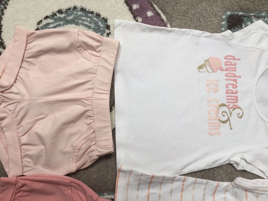 Komplet 2xbluzeczka i 2x spodenki rozm 92