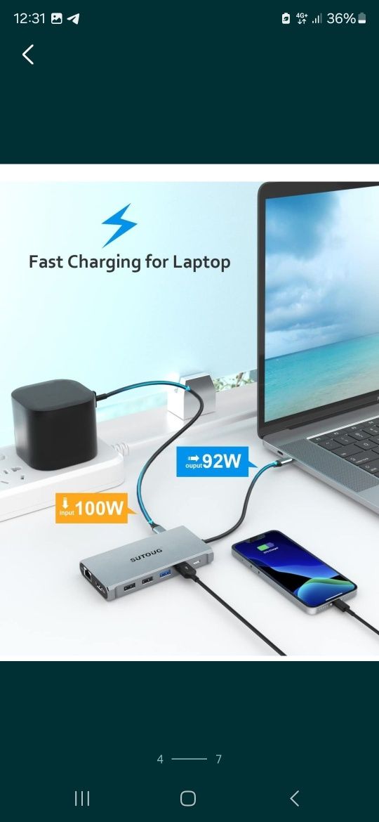 Dockstation Concentrador USB C 12 em 1