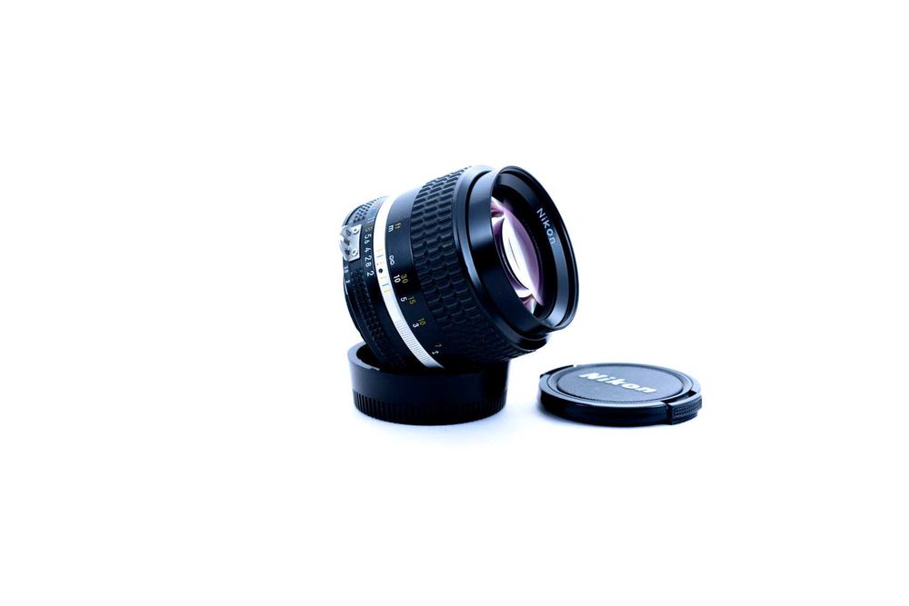 Obiektyw Nikon AI-S Nikkor 85mm 1:2 F2! Metal! Made in Japan!