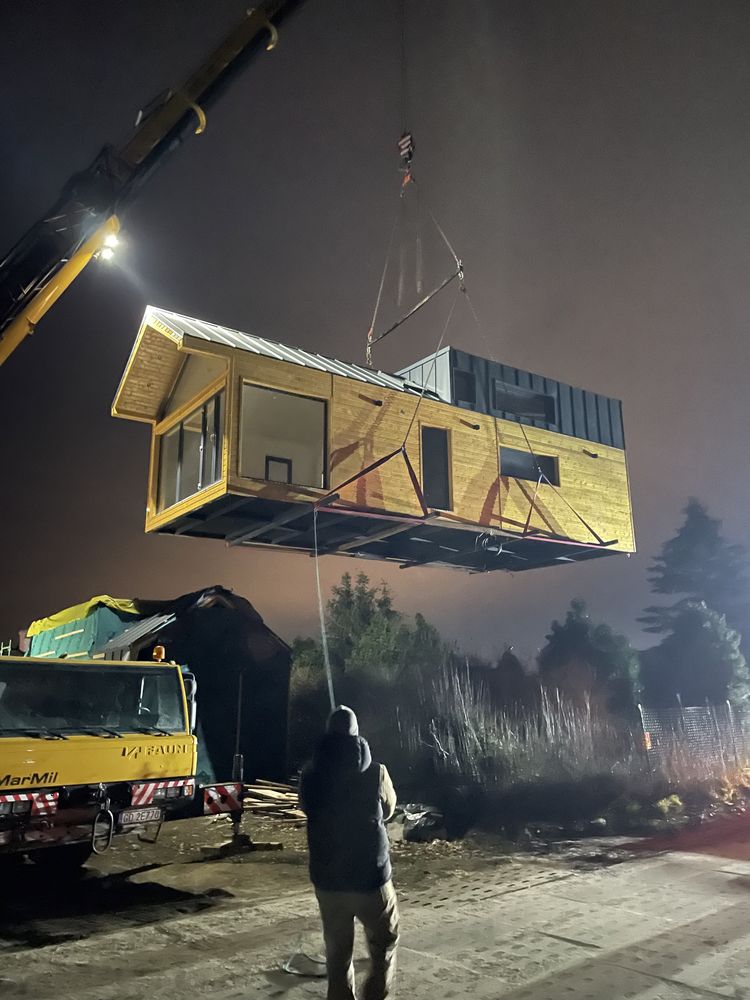 Nestholl Domek mobilny stodoła antresola dom modułowy antresola
